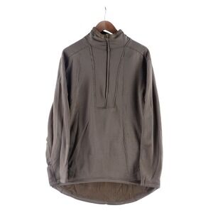Orc Industries L2 Grid Fleece 1/4 Zip Pullover Coyote Brown Mens Medium USA Made